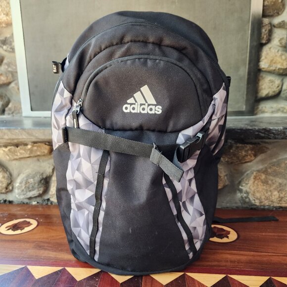 Adidas Black/Gray Youth Baseball Backpack - Picture 1 of 14